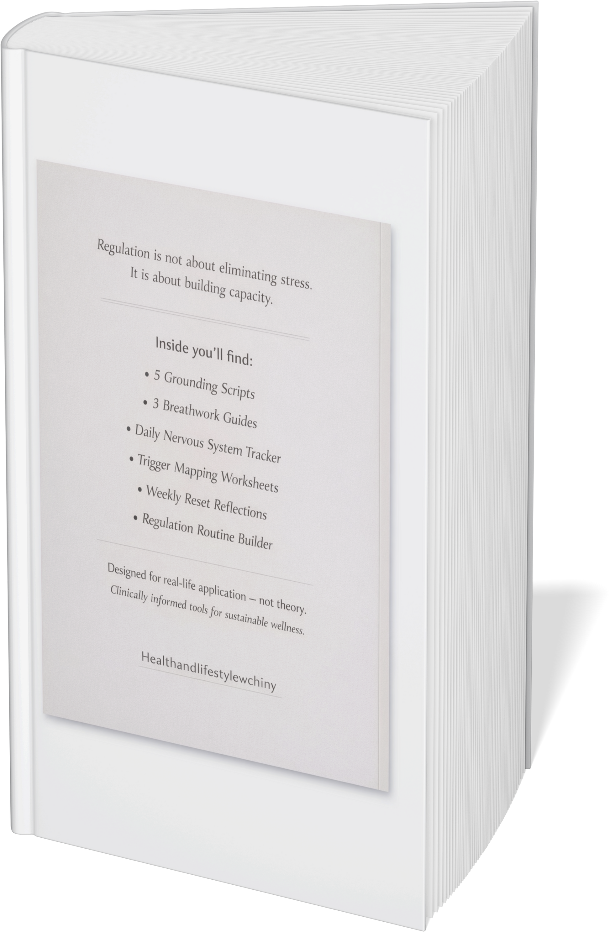 Nervous System Reset Toolkit: Emotional Regulation and Stress Recovery Workbook - HealthandlifestylewChiny