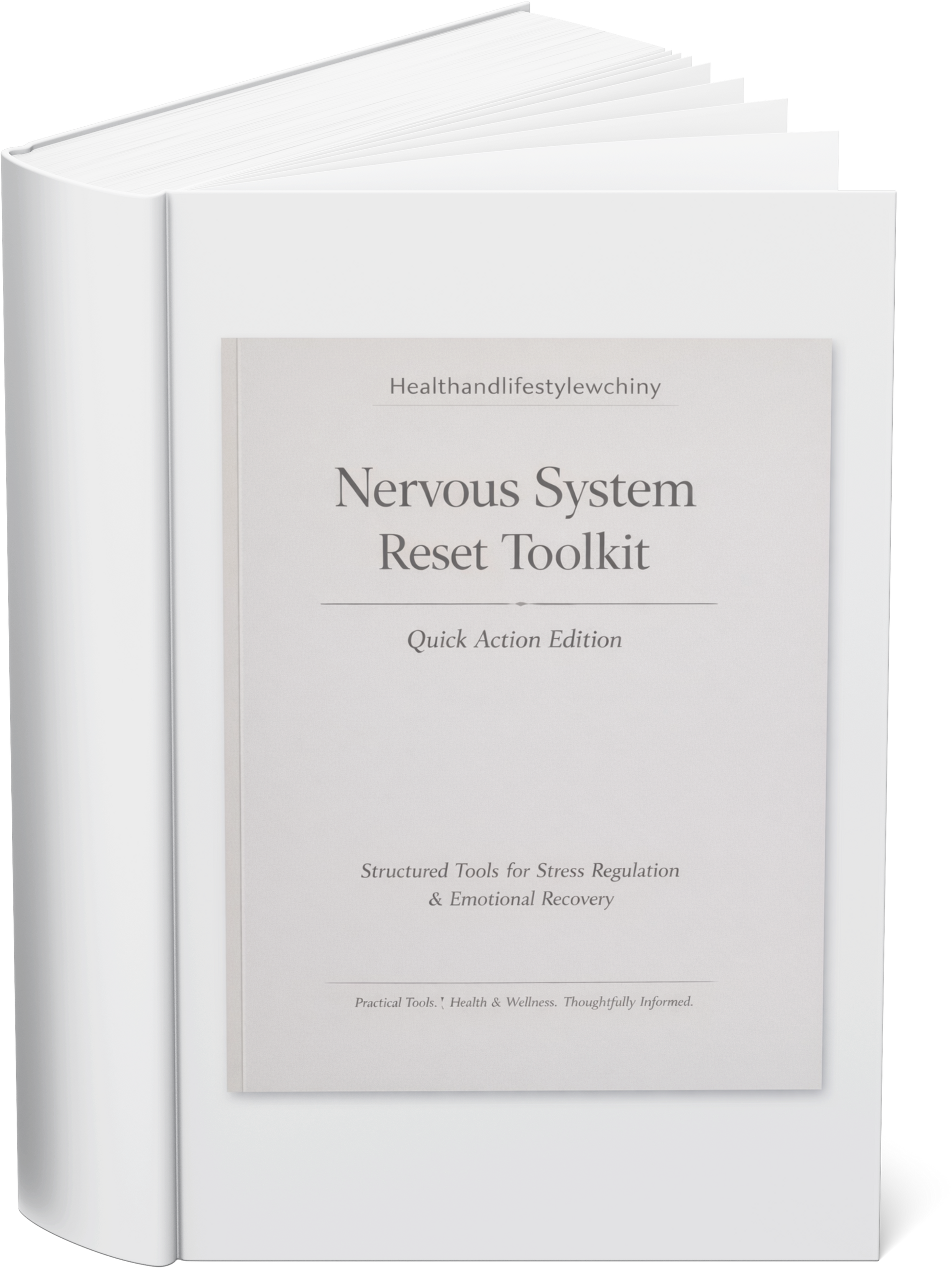 Nervous System Reset Toolkit: Emotional Regulation and Stress Recovery Workbook - HealthandlifestylewChiny