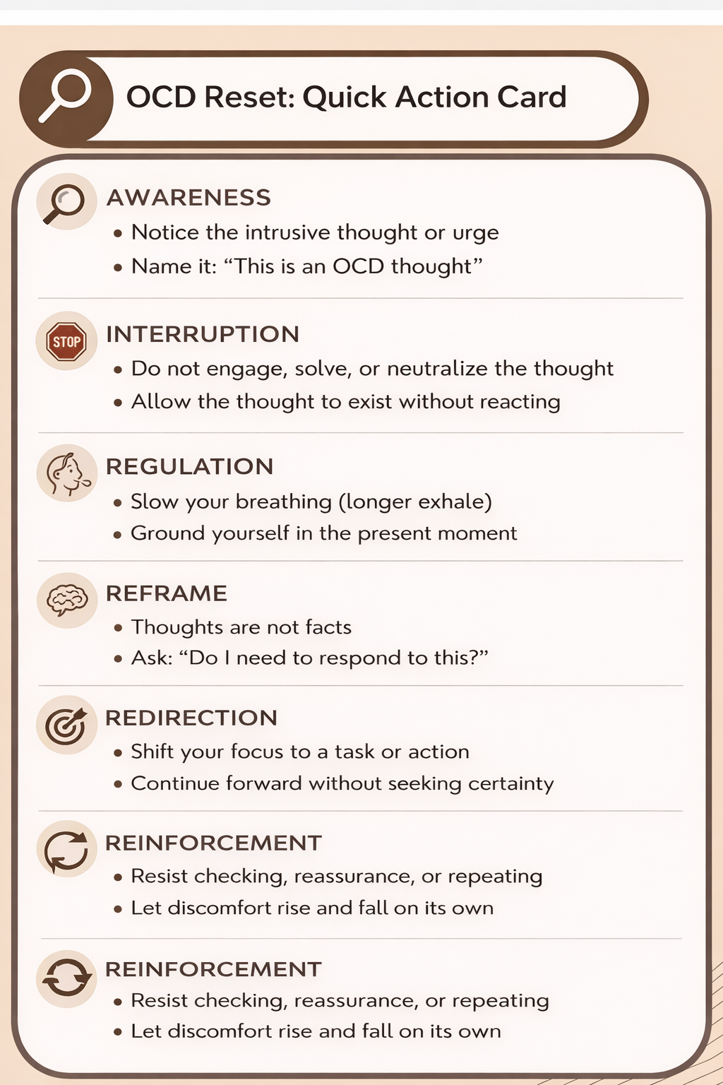 OCD Behavior Pattern Interruption Protocol – 31-Day Compulsive Behavior Reset - HealthandlifestylewChiny