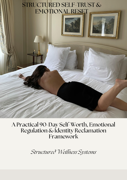 The Structured Reset – 130-Page Self-Trust & Emotional Regulation Framework - HealthandlifestylewChiny