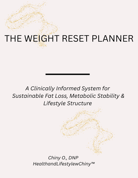 The Weight Reset Planner – HealthandLifestyle Edition - HealthandlifestylewChiny
