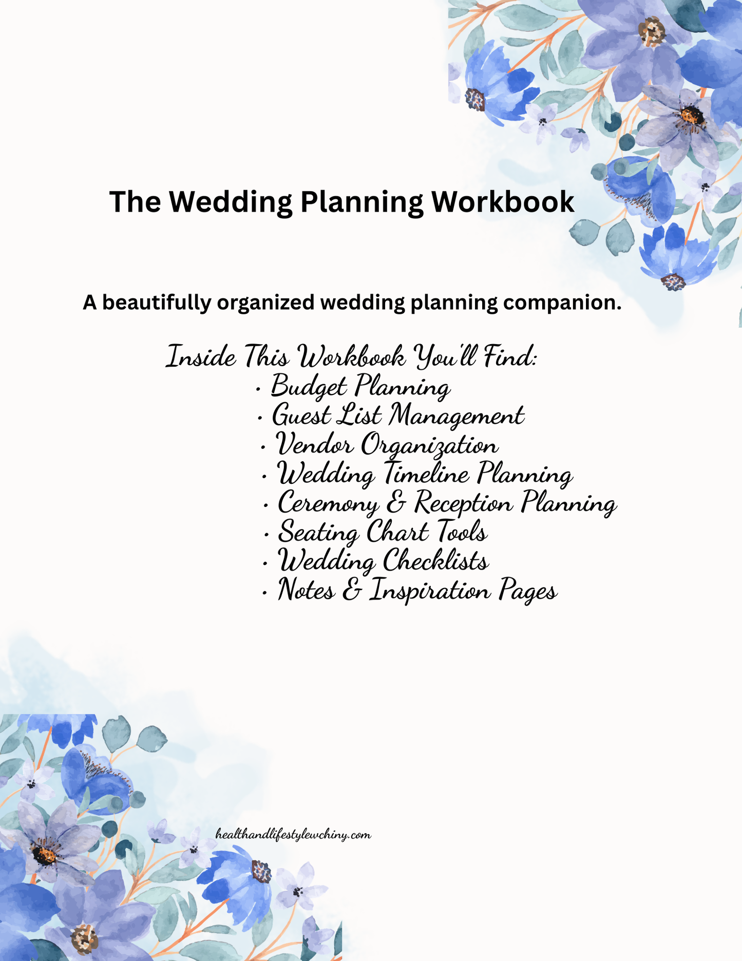The Wedding Planner Workbook