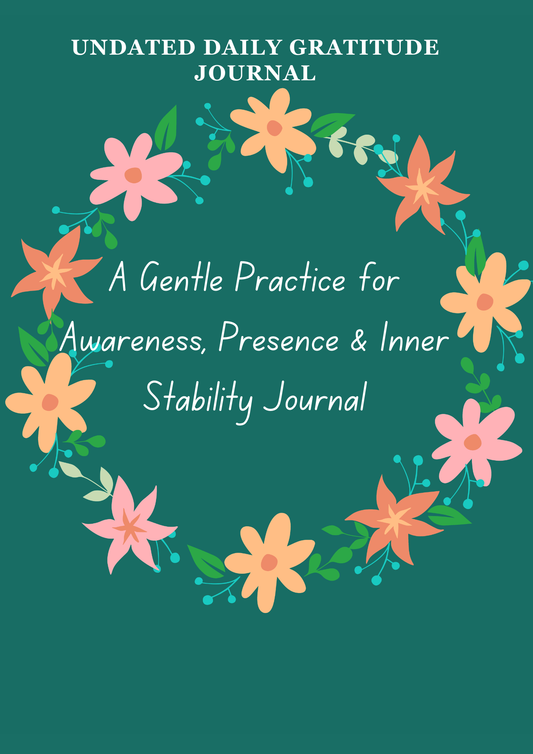 3-Year Undated Daily Gratitude Journal: A Gentle Practice for Awareness, Presence & Inner Stability - HealthandlifestylewChiny