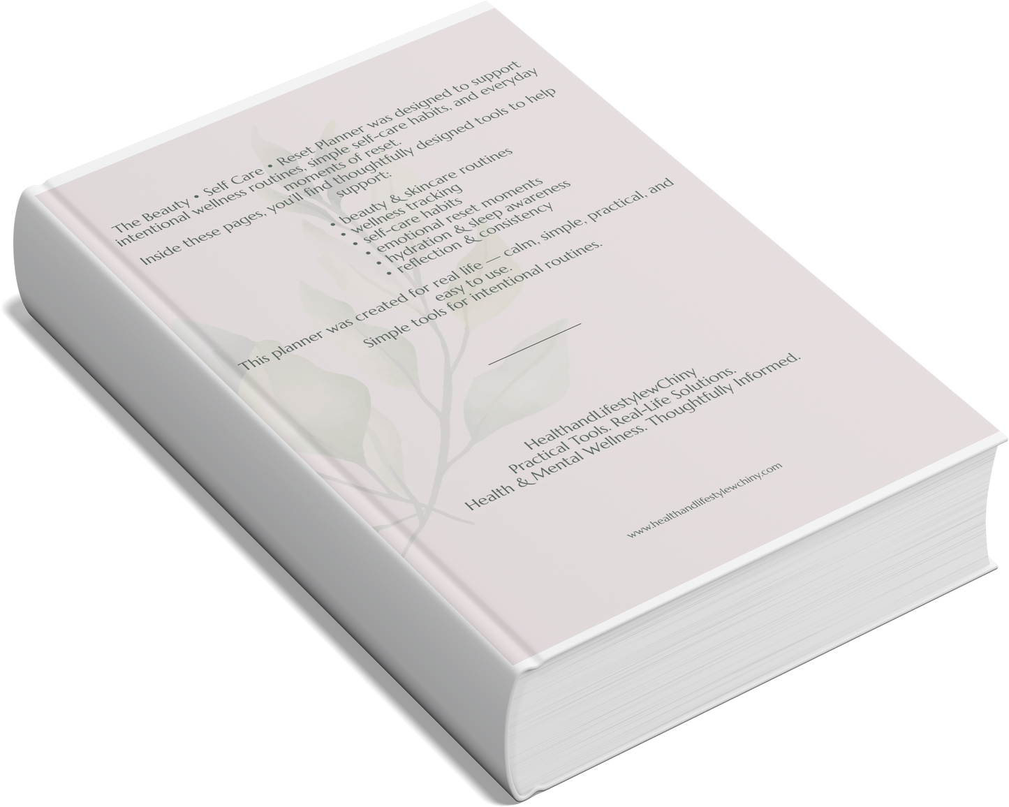 Beauty • Self Care • Reset Planner - HealthandlifestylewChiny
