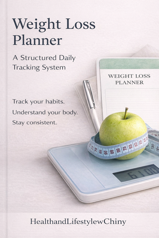 Weight Loss Planner – Structured Fat Loss, Habit Tracking & Lifestyle Reset System - HealthandlifestylewChiny
