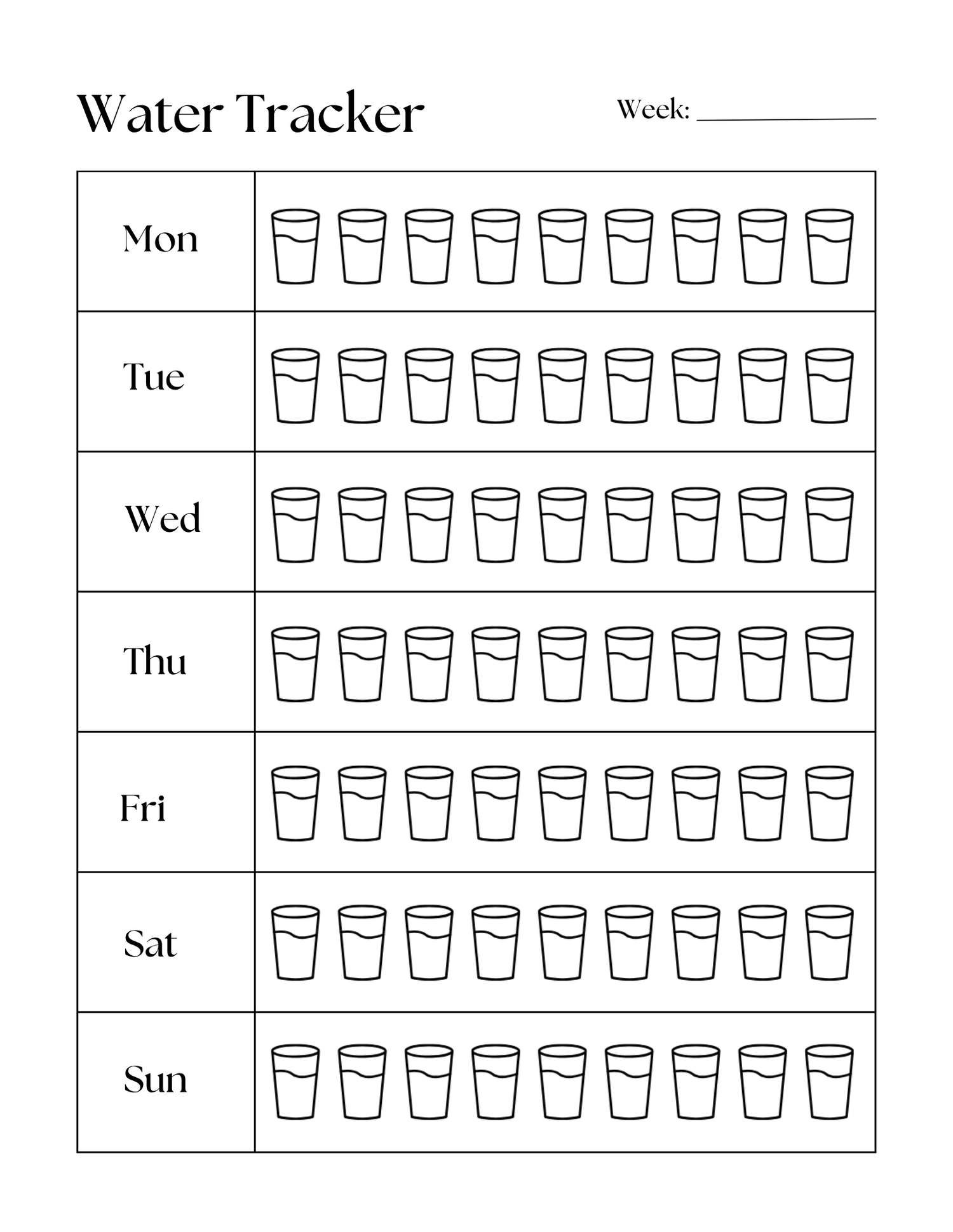 Hydration Tracker – Daily Water Intake &amp; Wellness Log - HealthandlifestylewChiny