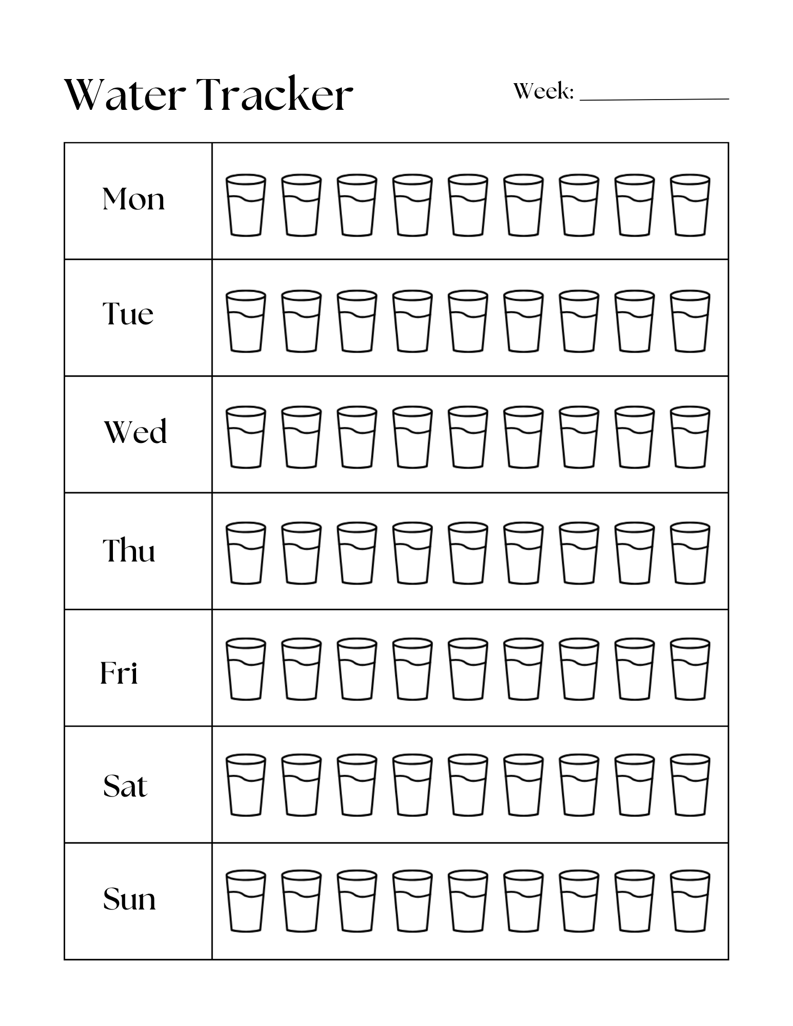 Hydration Tracker – Daily Water Intake &amp; Wellness Log - HealthandlifestylewChiny